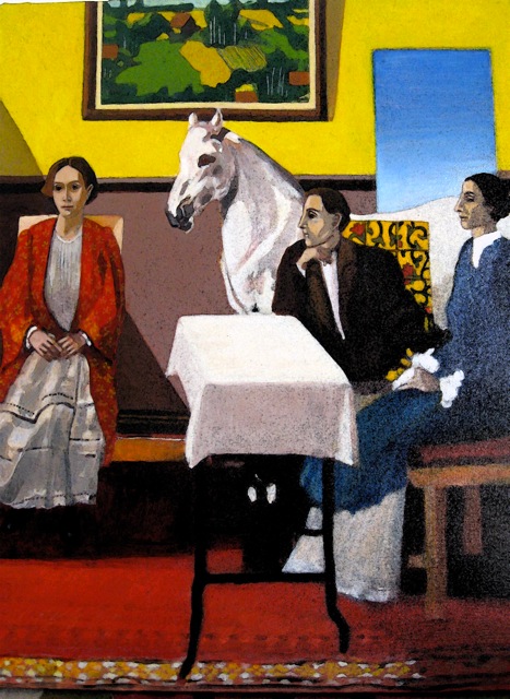 'Family Portrait with a Horse' by Keyvan Mahjoor